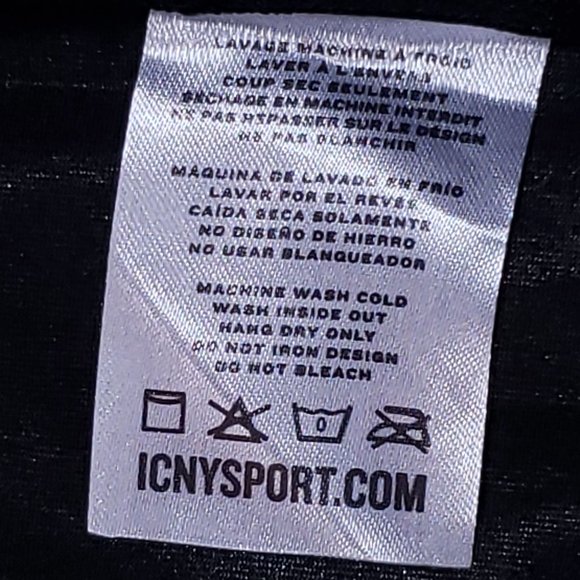 ICNY Sport Reflective Performance Windbreaker All Terrain Navy Orange Mens Large - Picture 8 of 8